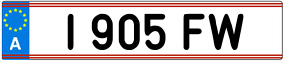 Truck License Plate